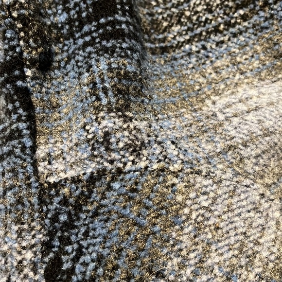 RD style shacket with hood, denim colour - Picture 3 of 6